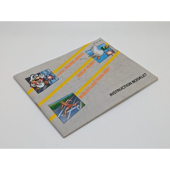 Super Mario Bros/Duck Hunt/Track Meet (Nintendo NES) Manual Only - Picture 3 of 6